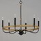 Maxim Lighting Franklin 6-Light Chandelier 14446DWBK - alternate 2